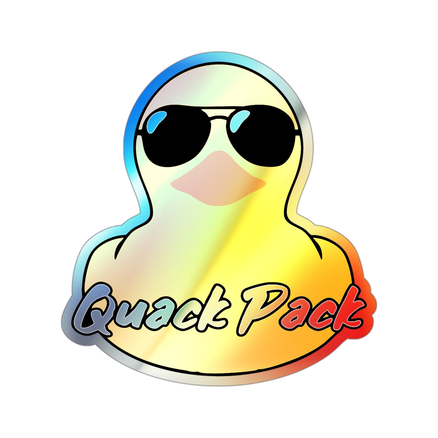 Holographic Quack Pack™ Sticker