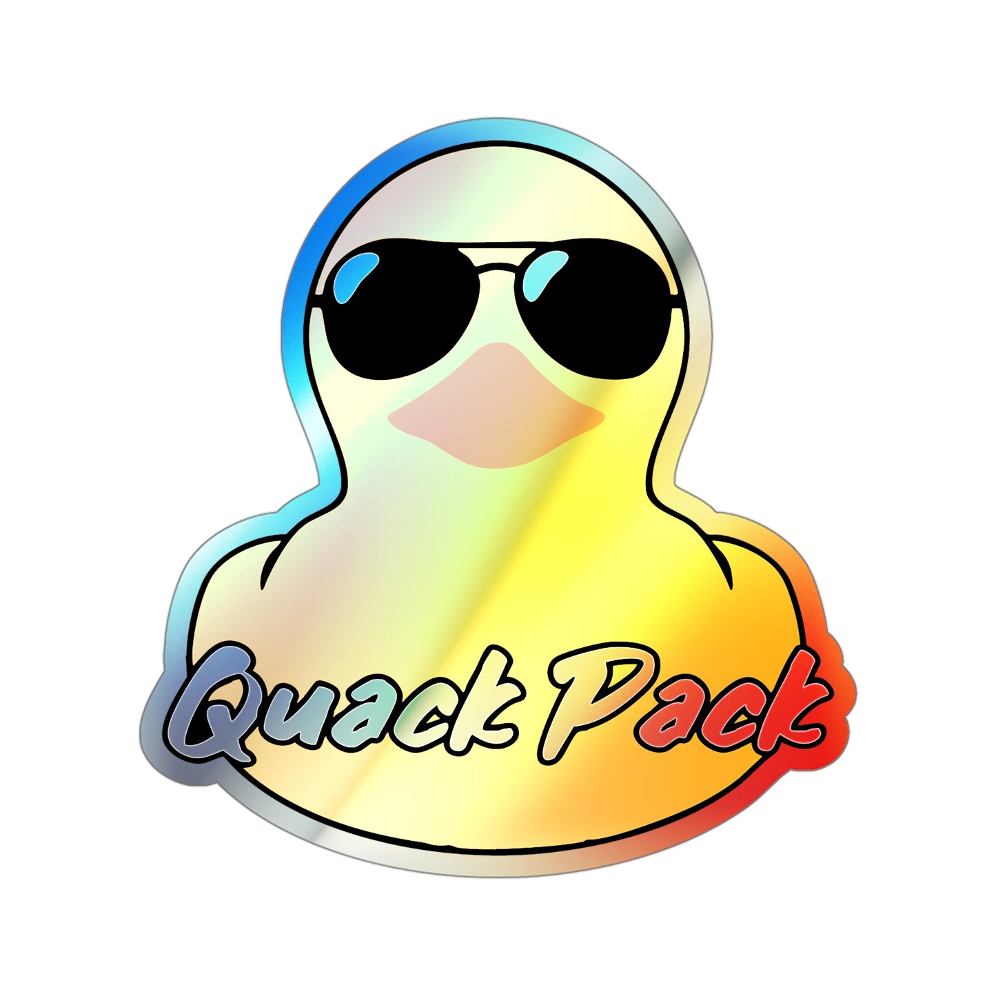 Holographic Quack Pack™ Sticker