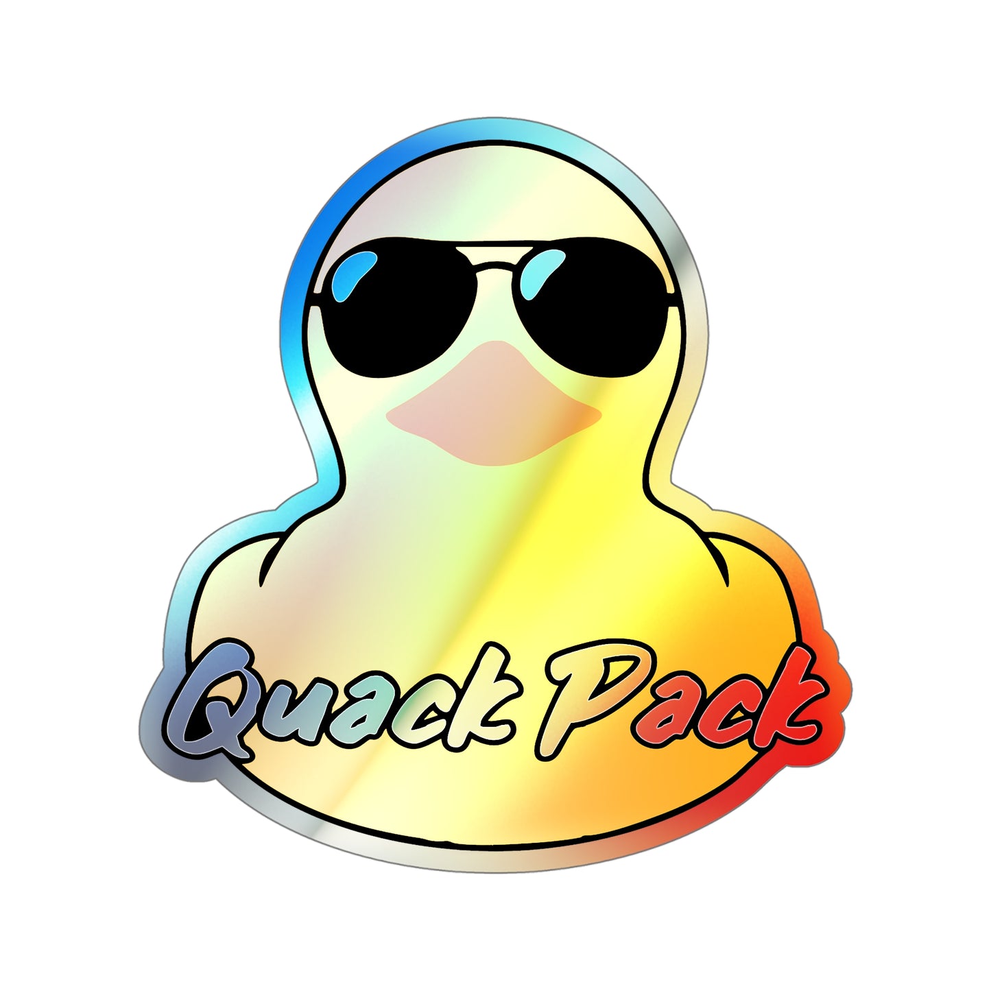 Holographic Quack Pack™ Sticker