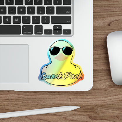 Holographic Quack Pack™ Sticker